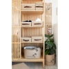 Jüt Kapaklı Dolap İçi Organizer - 35x26x15 cm