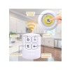 Kablosuz 3 LED Aydınlatma - Pille Çalışan Yapışkanlı