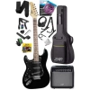 Kaliteli 35W Elektro Gitar Seti (Gül Klavye, Strat Kasa)