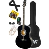 Kaliteli 40 İnç Akustik Gitar Seti 4/4 Yetişkin