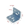 Kaliteli L Tipi Metal Köşebent, 30x25x25mm, Gümüş Renk, 10 Adet Vida ile