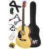 Kaliteli Natural Akustik Gitar Seti - 40 İnç