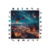 Kapadokya Temalı Ahşap Puzzle, 353 Parça, 29 x 29 cm, Yapıştırıcı Folyo Dahil