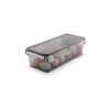 Kapaklı Şeffaf Banyo ve Mutfak Düzenleyici Raf 360x150x100 mm