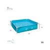 Kare Mini Yüzme Havuzu - 122 cm, Mavi