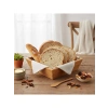 Kare Orta Boy Bambu Ekmeklik/Meyvelik, 20 cm