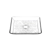 Kare Tatlı Tabağı - 2li Set, 15x15 cm Cam