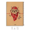 Kareli A4 Defter - 200 Sayfa Kapasite ile