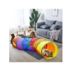 Katlanır Polyester Kedi Tüneli, Gökkuşağı Desen