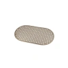 Kaydırmaz Oval Banyo Paspası - Vantuzlu, 66,5 x 36,5 cm, Taba Renk