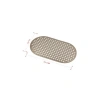 Kaydırmaz Oval Banyo Paspası - Vantuzlu, 66,5 x 36,5 cm, Taba Renk