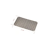Kaydırmaz Vantuzlu Banyo Paspası - 66,5 x 36,5 cm, Siyah Yuvarlak Desen
