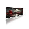 Kaymaz Oyun Masası İçin Japon Minka Temalı Klavye Mouse Pad (70x30 cm)
