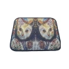 Kedi Tuvalet Önü Elekli Paspas 60 x 45 cm - Beyaz