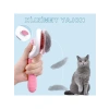 Kedi ve Köpek İçin Kendi Kendini Temizleyen Tüy Tarağı (Pembe)