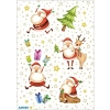 Kendinden Yapışkanlı Noel Çıkartmaları - 30 Adet
