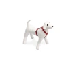 Kilitli Göğüs Tasma, Köpek İçin 45-70 cm, Kırmızı