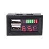 Kırmızı LED Dijital Ekran Voltmetre - 12V DC