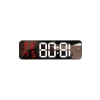Kırmızı LED Ekranlı Nem Ölçer ve Masa Alarm Saati
