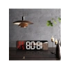 Kırmızı LED Ekranlı Nem Ölçer ve Masa Alarm Saati