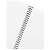 Kırmızı PP Kapaklı Spiralli Defter, A4, 5 Konulu