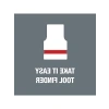 Kırmızı Renk Impaktor Uç - 17.0 mm, Dayanıklı Yapı