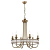 Klasik Metal Kristal Avize - 60cm E14 Aydınlatma