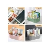 Kompakt 20li Buzdolabı Bölücü Klips Seti - Şeffaf Beyaz Organizer
