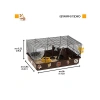 Korsan Temalı Hamster Kafesi - Aksesuarlar Dahil 46 x 29,5 x 23 cm
