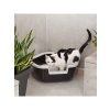Köşe Tasarımlı Kedi Tuvaleti - Dayanıklı Plastik, 57.5 x 51.5 x 22 cm