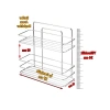 Krom 2 Katlı Banyo Duş Rafı - Şampuanlık ve Organizer