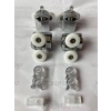 Krom Kaplama Metal Cam Duşakabin Tekerleği 4lü Set