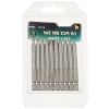 Krom Vanadyum Torx Bits Uç Seti, T25, 75 mm Uzunluk
