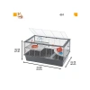 Küçük Hayvanlar için Genişletilmiş Kafes - 100 cm