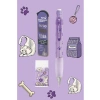 Lavanta Renkli Doğa Desenli Kalem Seti (0.7 mm, 3lü)