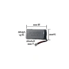 Lityum Polimer Pil, 3.7V 1200 mAh