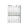 Manyetik Yapışkanlı Aylık Planlayıcı Takvim - 85x56 cm, Gri