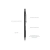 Mat Siyah Mekanik Kurşun Kalem, 0.7 mm