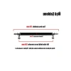 Mat Siyah Metal Çekmece Kolu, 128 mm, 10 Adet