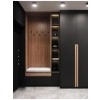 Mat Siyah Mobilya Dolap Kaplama Folyosu - 61 cm x 1 metre