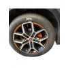 Mat Turuncu Jant Sticker Seti - Egea Cross Uyumlu