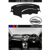 Mazda 3 İçin Siyah-Kenar Renkli Torpido Koruma Halısı (2009-2013)