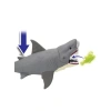 Mega Shark Büyük Köpekbalığı, 37 cm