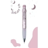 Mekanik Kalem - Metalik Roze Ay-Yıldız Desenli