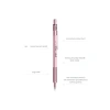 Metal Klipsli Ergonomik Yazım Kalemi, 0.7 mm, Açık Pembe