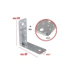 Metal Köşebent 10 ADET 100x100x40 Mm
