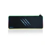 Mikrofiber Yüzeyli XXL RGB Dikişli Mousepad - 90x40 cm - Siyah