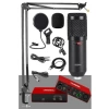 Mikrofon, Stüdyo Ses Kartı, Stand ve Filtre ile Glx Paket Set