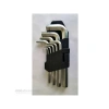 Mini Alyan Anahtarı Seti, 9 Parça, Çelik, 2 mm - 10 mm