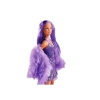 Moda Aksesuarları ile Kürk Ceketli Bebek - 29 cm